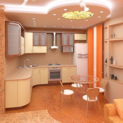 Peach cuisine (41 fotografii) video-instruire pe design interior, foto și preț