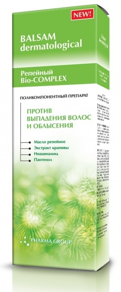 Balsam de grupuri Pharma împotriva pierderii părului - brusture bio-complex, 200 ml