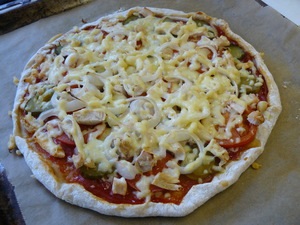 Піца з куркою покроковий рецепт з фотографіями