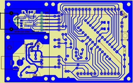 Плата мікроконтролера atmega8