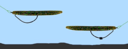 Flotabilitatea momelilor siliconice care plutesc momeli siliconice comestibile scufundate