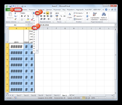 Miért Excel számok helyett reshetochki ikonok