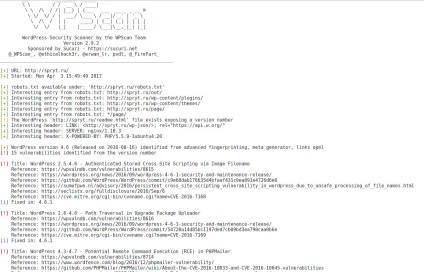 Пошук вразливостей в сайтах на wordpress