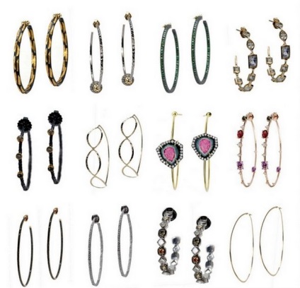 Популярні сережки «конго» нескінченну кількість варіантів модних прикрас - ярмарок майстрів -