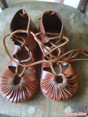 Поршні - взуття предків