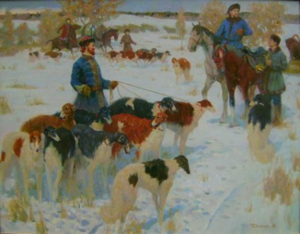 Правила російської псовим полювання, кирилиця