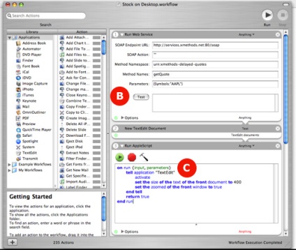 Exemple de utilizare a utomatorului pe mac - articole