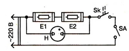 Schemele comune de încălzire electrică a uleiului