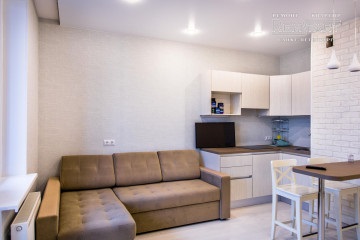 Repararea exemplelor de prețuri de apartament studio de descriere a lucrărilor, compania 