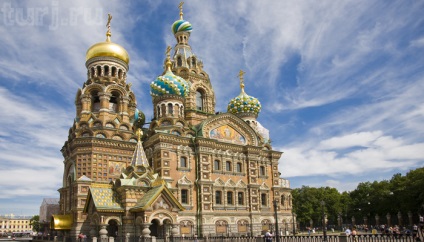 Rusia, Sankt Petersburg Templul vieții pe sânge - un templu memorial pe locul regicidului