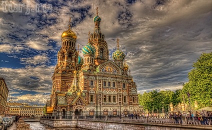 Rusia, Sankt Petersburg Templul vieții pe sânge - un templu memorial pe locul regicidului