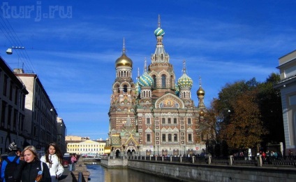 Rusia, Sankt Petersburg Templul vieții pe sânge - un templu memorial pe locul regicidului