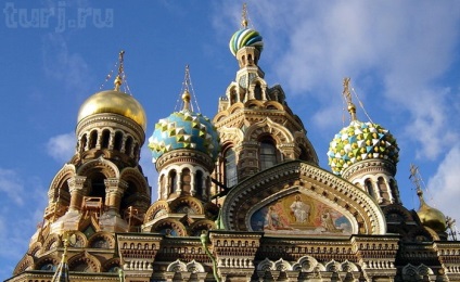 Rusia, Sankt Petersburg Templul vieții pe sânge - un templu memorial pe locul regicidului