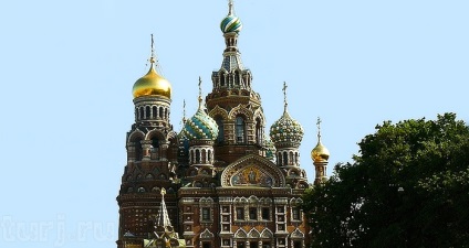 Rusia, Sankt Petersburg Templul vieții pe sânge - un templu memorial pe locul regicidului