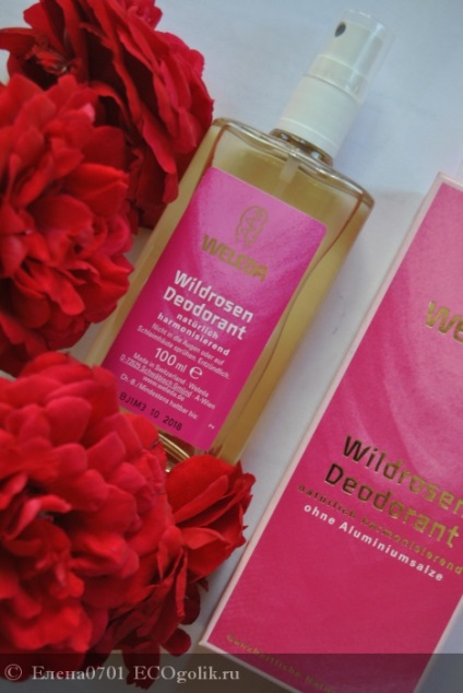 Рожевий дезодорант weleda - відгук екоблогера елена0701