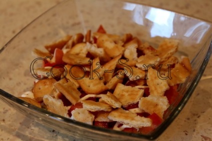 Salata cu cracker și roșii - rețetă pas cu pas cu fotografii, salate