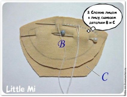 Coaseți un miel într-un costum de iepuras