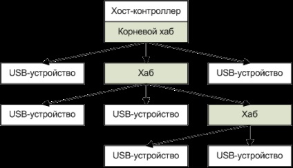USB bus, organizație internă de bus USB - dezvoltare de driver care recunoaște dispozitivul USB ca