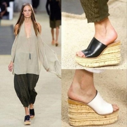 Flip-flops pe pantofi (38 pics) papuci de dama pe platformă, piele naturală neagră și de casă,