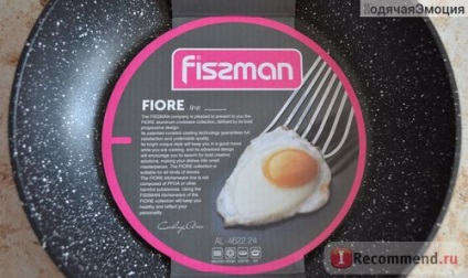 Сковорода для смаження fissman fiore 24x5, 1 см з індукційним дном (кований алюміній з мармуровим