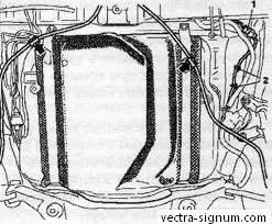 Зняття паливного бака опель вектра, opel vectra