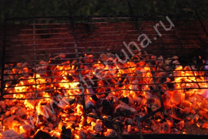 Steak de carne de porc pe cărbuni