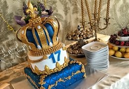 Blue esküvői torta, rózsaszín rózsa szállítási Moszkvában 3000 rubelt (esküvő) Blue esküvői torta, rózsaszín rózsa szállítási Moszkvában 3000 rubelt