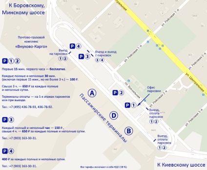 Schema de parcare la nepotul aeroportului