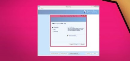 Synctoy - зручна програма для синхронізації файлів