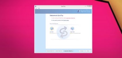 Synctoy - зручна програма для синхронізації файлів