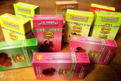 Dohány Shisha al Fakher keverékek, ízek, összetételét, árát Al Faker (Fakher) Dohány Shisha al Fakher keverékek, ízek, összetételét, árát Al Faker
