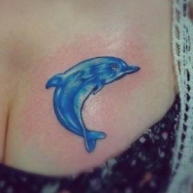 Tatuaj delfinilor sensul - sensul simbolului pentru fete și băieți