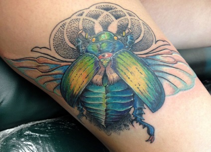 Tatuajul Scarab, de la fresce la tatuaje și schițe