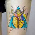 Tatuajul Scarab, de la fresce la tatuaje și schițe