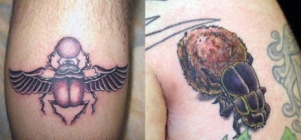 Tatuajul Scarab, de la fresce la tatuaje și schițe