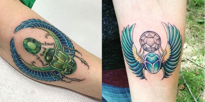 Tatuajul Scarab, de la fresce la tatuaje și schițe