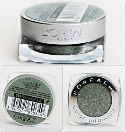 Тіні для повік loreal la couleur infaillible №009 permanent kaki відгуки