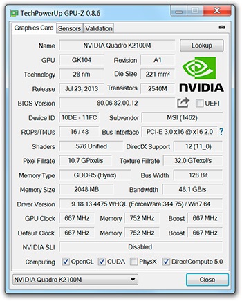 Stație de lucru mobil test msi ws60 - recenzii și teste