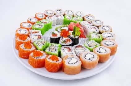 Top 5 sushi populare