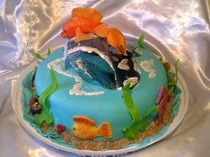 Cake aranyhal (párbaj) lépésről lépésre recept fotók (sütemény) Cake aranyhal (párbaj) egy lépésről lépésre recept fotók