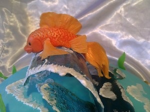 Cake aranyhal (párbaj) egy lépésről lépésre recept fotók (arany) Cake aranyhal (párbaj) egy lépésről lépésre recept fotók