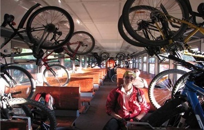 Транспортування велосипеда на поїзді