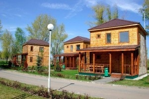 Tabăra cabanei, centrul de agrement din Saratov, tabăra de la Saratov