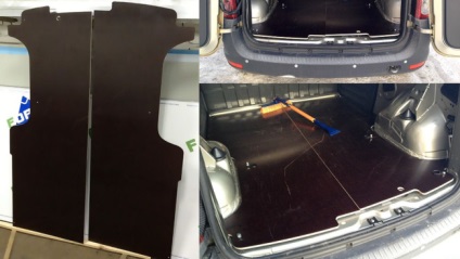 Тюнінг фургона лада Ларгус фото і відео настилу в багажне відділення