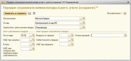 Облік спецодягу в конфігурації «1С erp управління підприємством 2