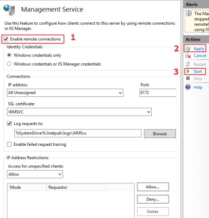 Conectare la distanță la serverul iis folosind iis manager - blog