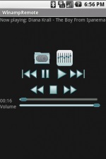 Управління програванням музики на комп'ютері через wifi (winamp remote)