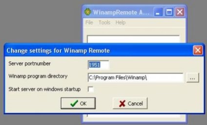 Управління програванням музики на комп'ютері через wifi (winamp remote)