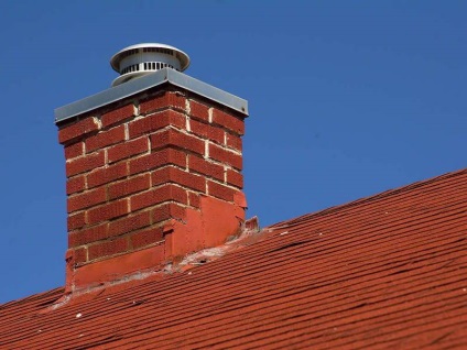 Пристрій димоходу на даху