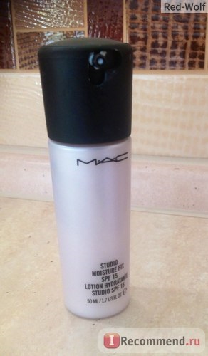 Зволожуючий крем для обличчя mac studio moisture fix spf15 lotion hydratante - «секрет візажиста як